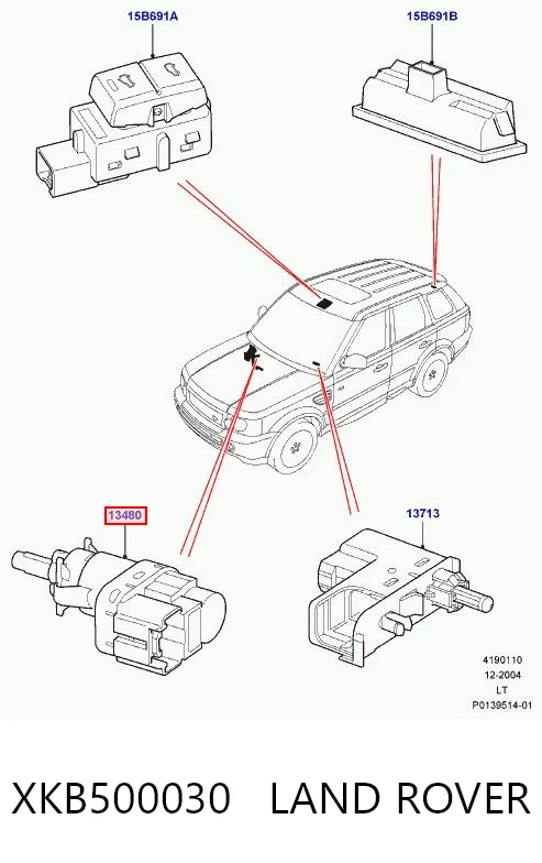 Czujnik włącznika świała stop Fiat Doblo II awangarda (263) (2010 - 2022) cena, od 17,81 USD