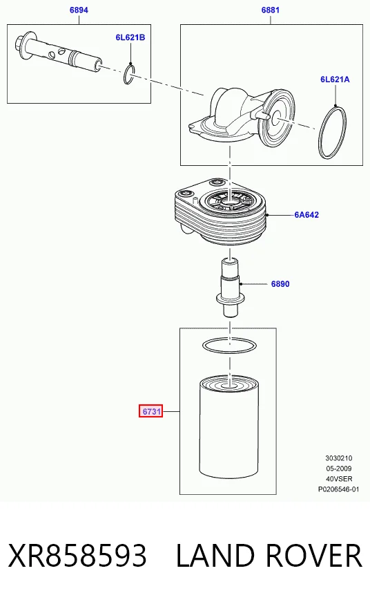 Filtr oleju Chrysler 04781452BF