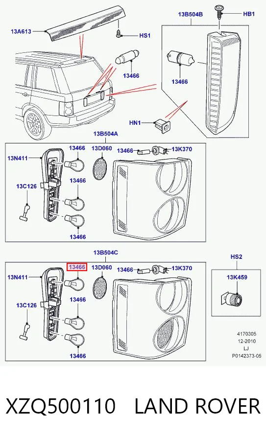 Kupić Żarówka lampy przeciwmgielnej Land Rover Range Rover III L322 w dobrej cenie