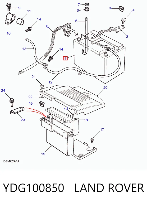 05753270 Bomag Bateria (akumulator)