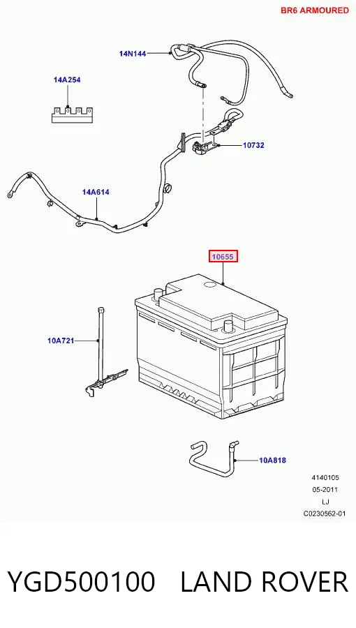 93189922 General Motors Bateria (akumulator)