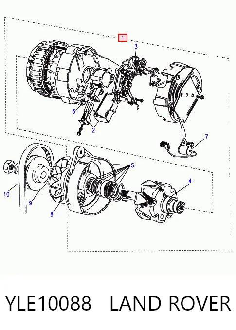 Do koszyka 2871C105 Perkins Alternator