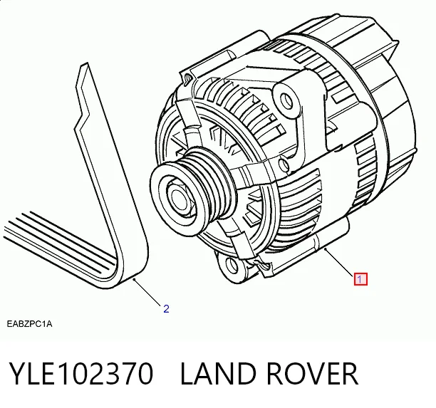 YLE102370 Land Rover Alternator