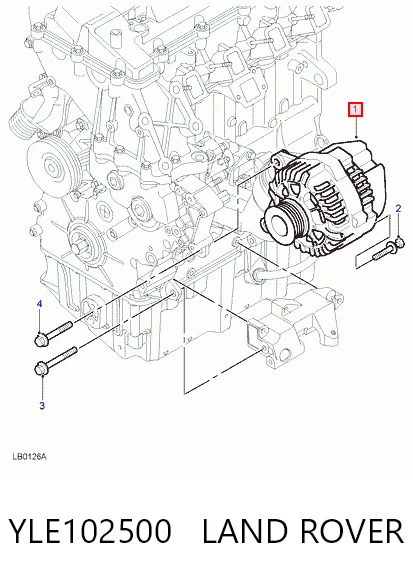 Alternator Rover 2542265B cena, od 134,50 USD
