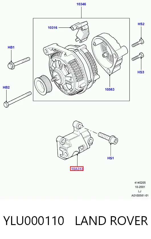 Kupić Wspornik alternatora Land Rover Range Rover III L322 w dobrej cenie