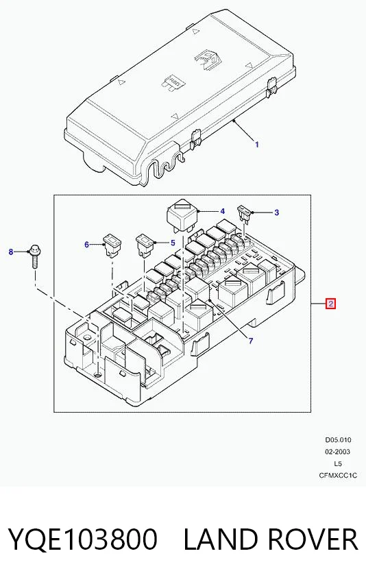 YQE103800 Land Rover