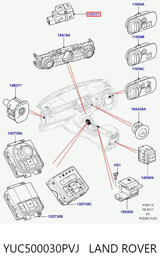 YUC500030PVJ Land Rover