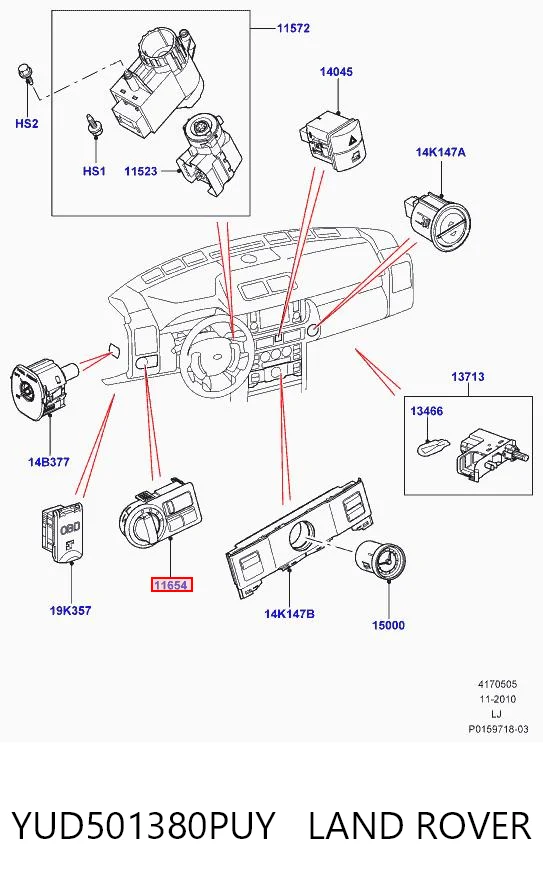 YUD501380PUY Land Rover
