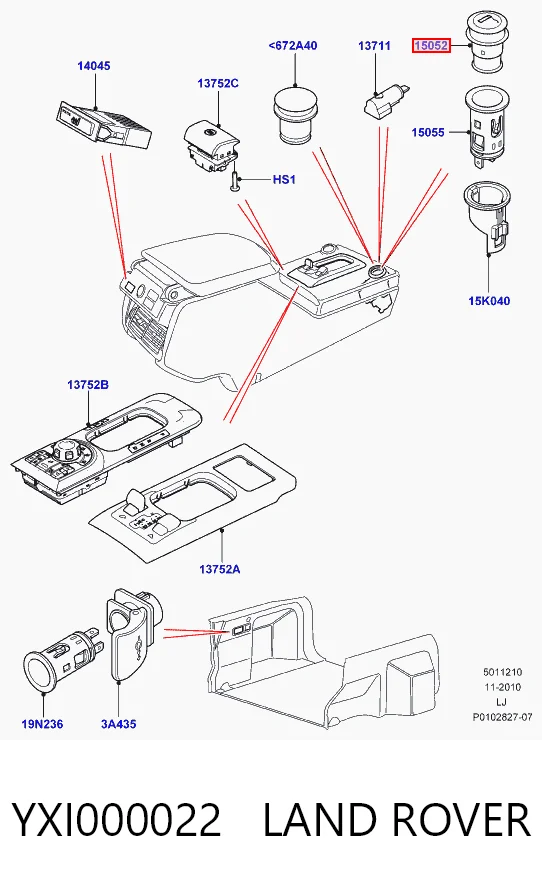 Zapalniczka do Land Rover Range Rover III L322