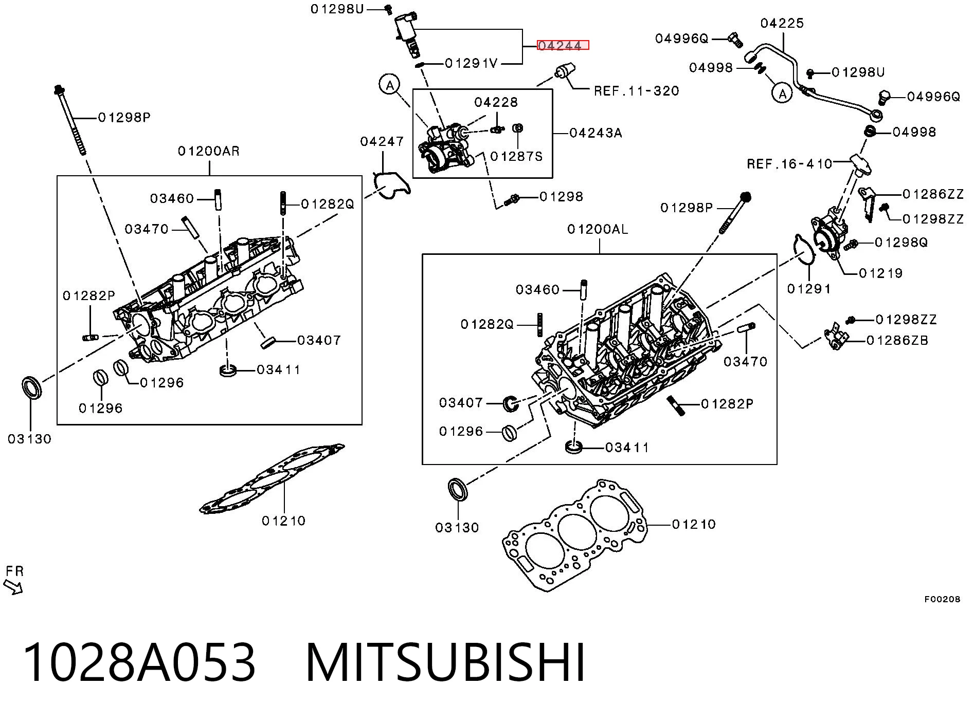 Zawór elektromagnetyczny faz rozrządu do Mitsubishi Pajero SPORT II KH