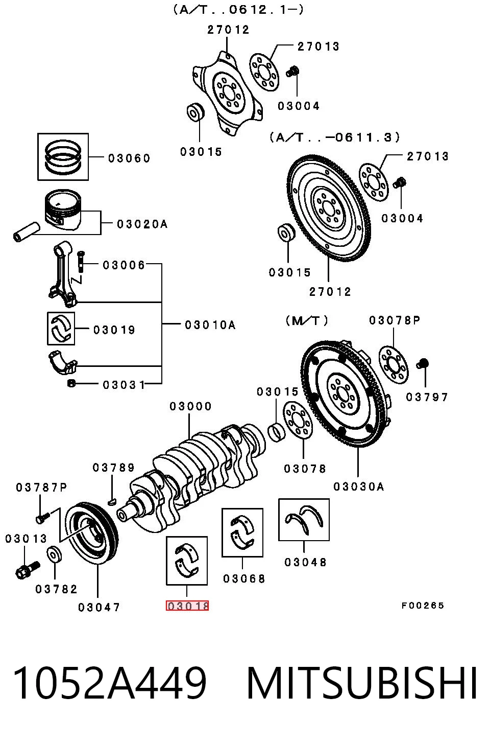 1052A449 Mitsubishi