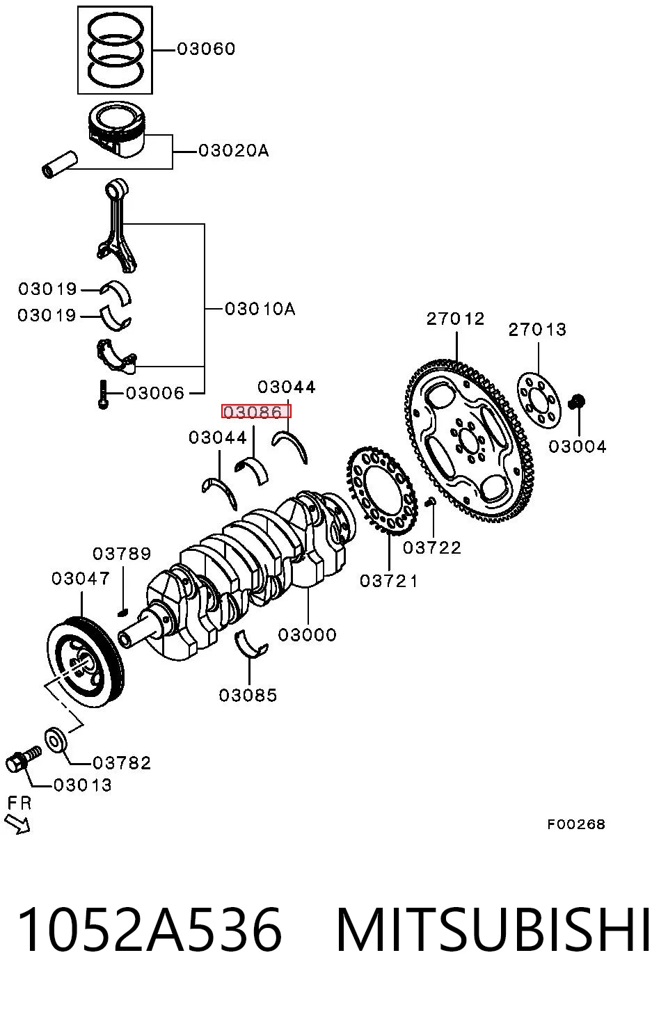 1052A536 Mitsubishi