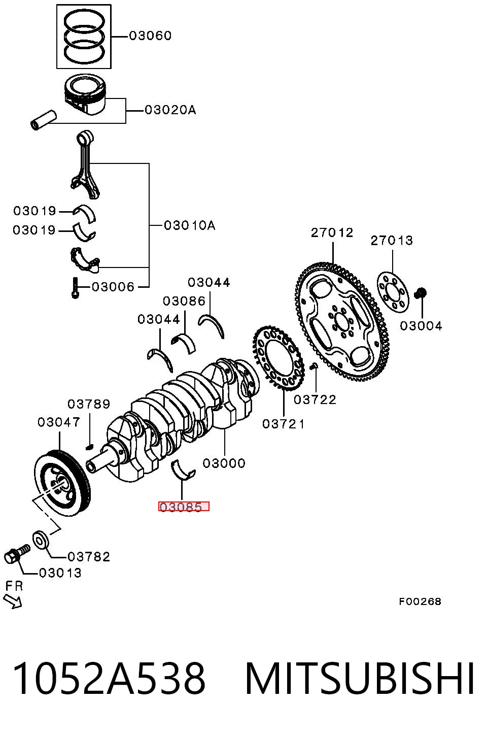 1052A538 Mitsubishi