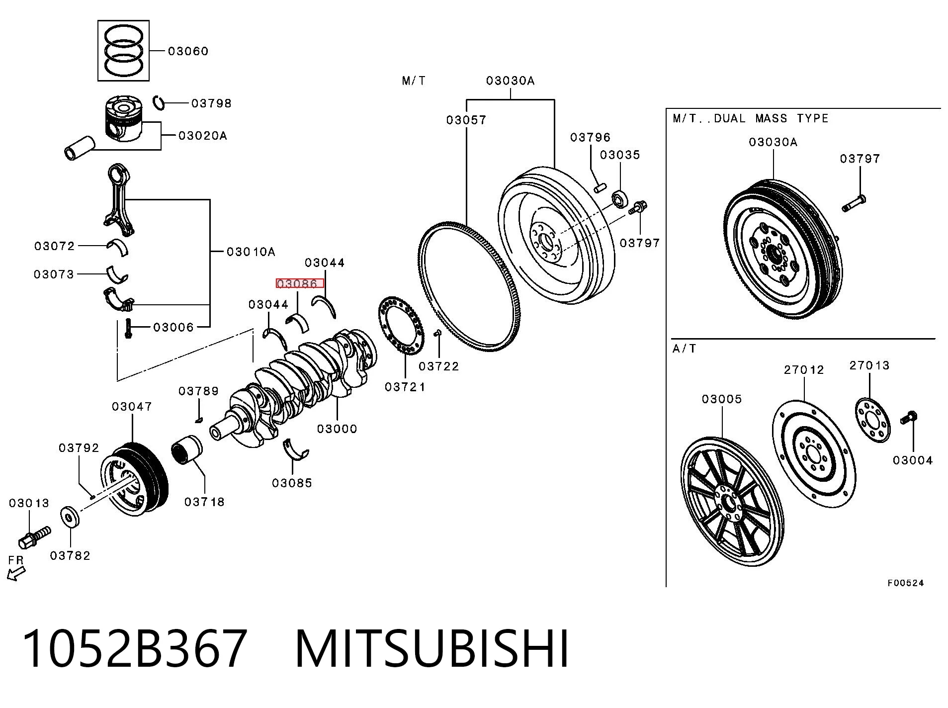 1052B367 Mitsubishi