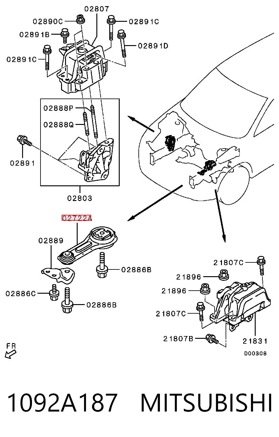 1092A187 Mitsubishi