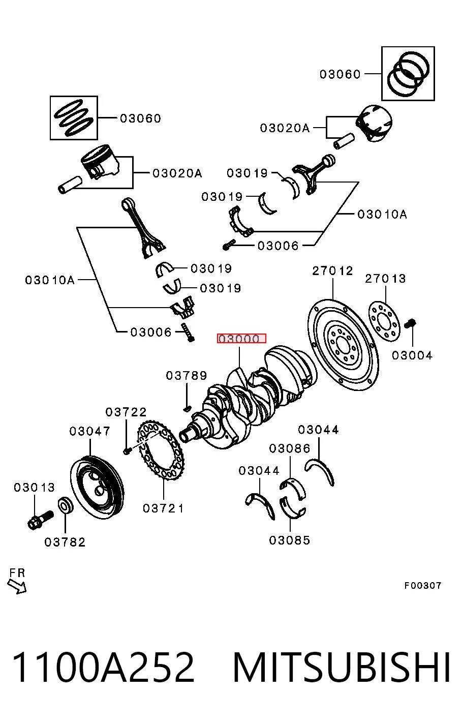 1100A252 Mitsubishi