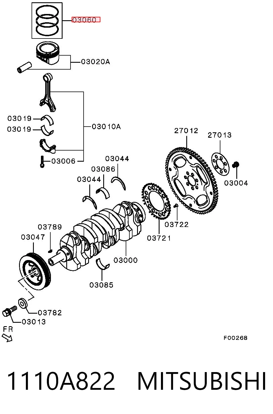 1110A822 Mitsubishi