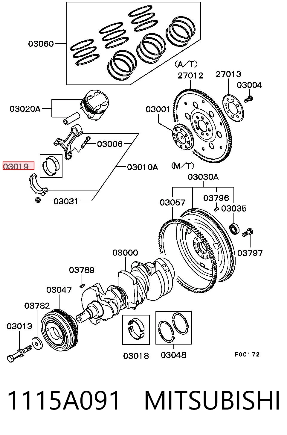 1115A091 Mitsubishi