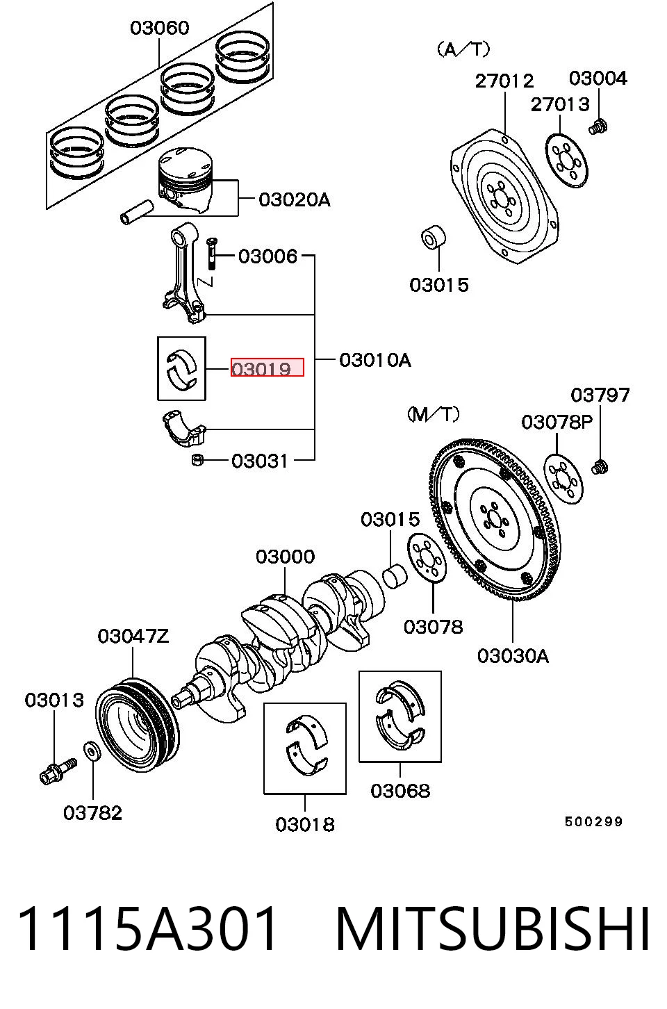 1115A301 Mitsubishi