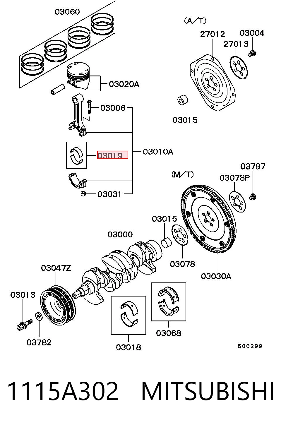 1115A302 Mitsubishi