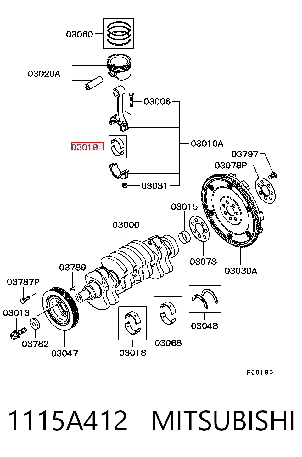 1115A412 Mitsubishi