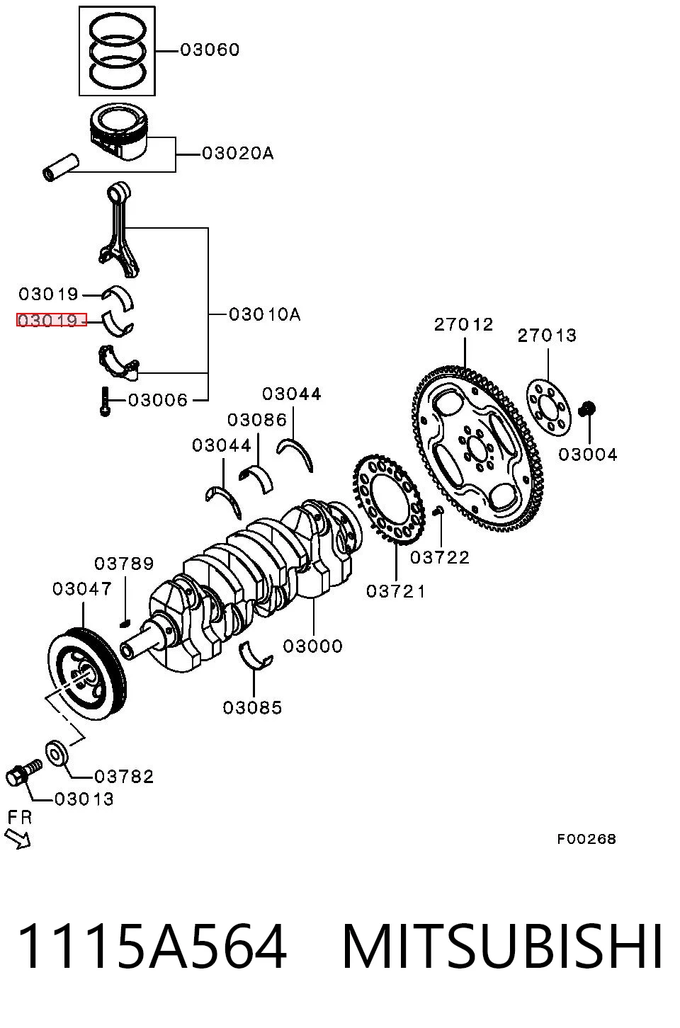 1115A564 Mitsubishi