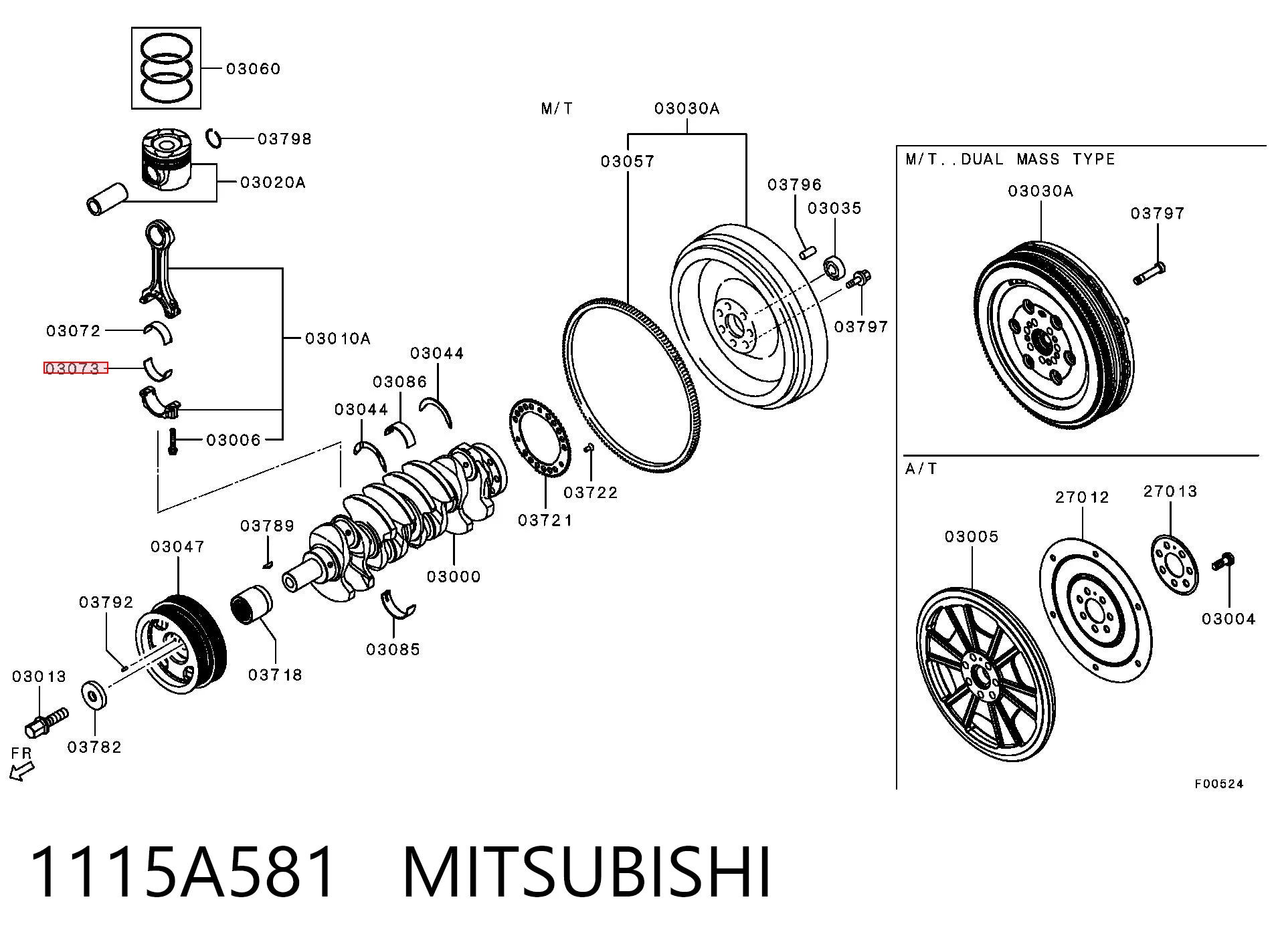 1115A581 Mitsubishi
