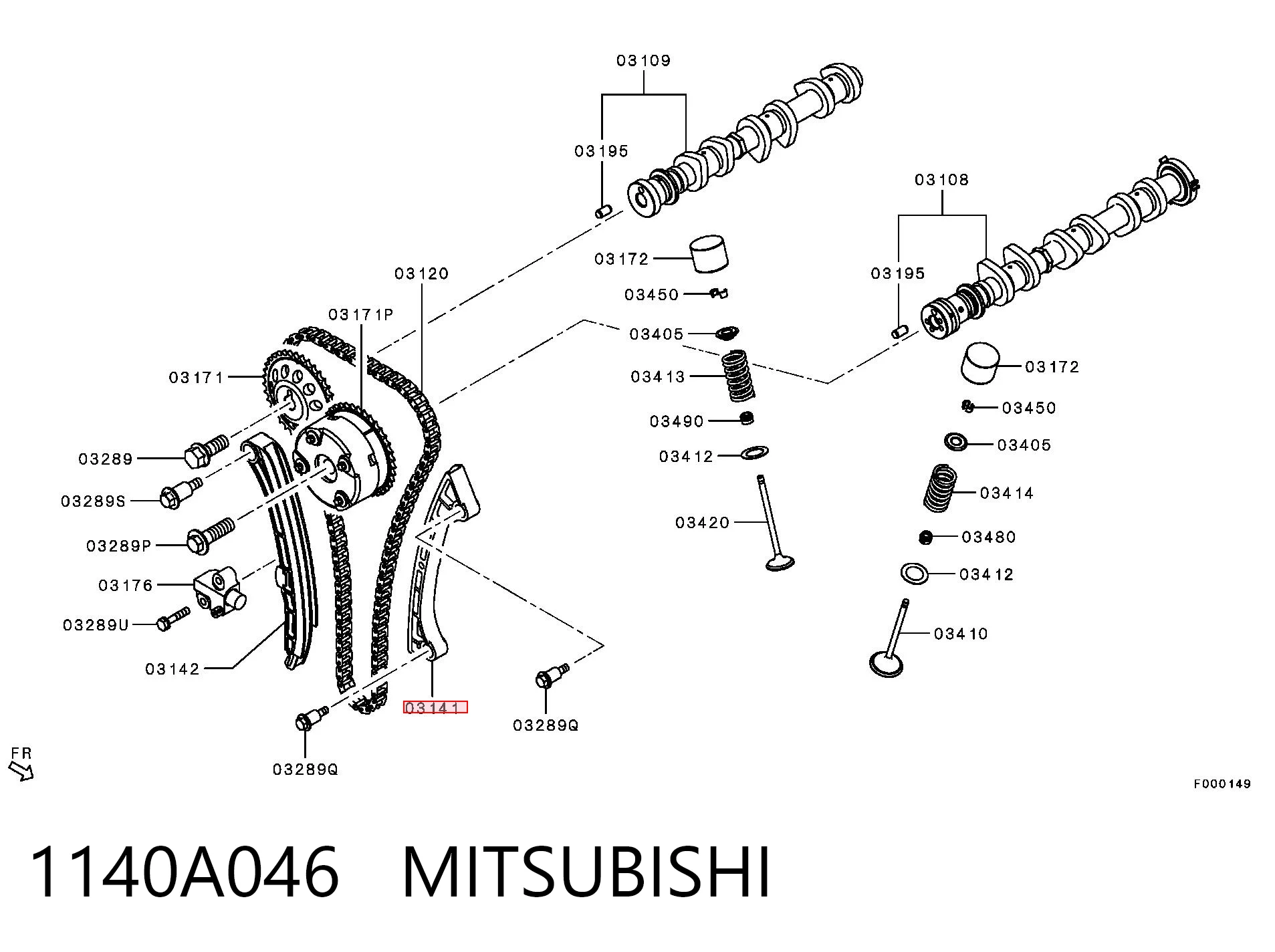 1140A046 Mitsubishi