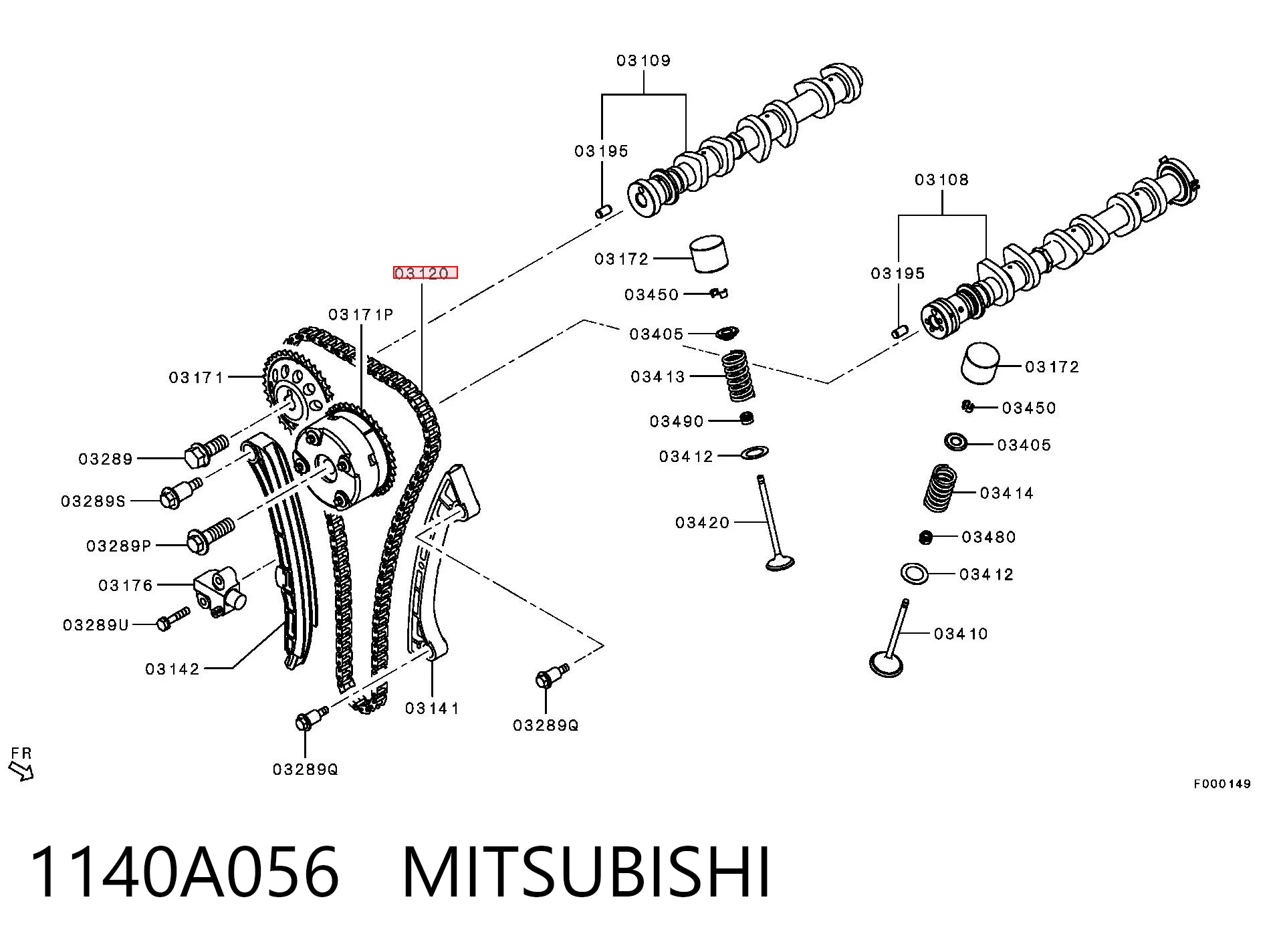 1140A056 Mitsubishi