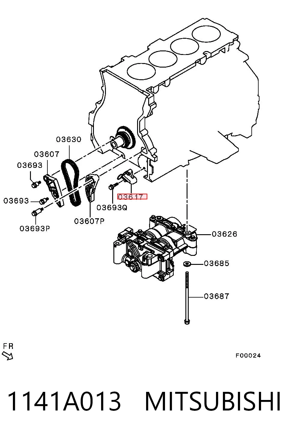 1141A013 Mitsubishi