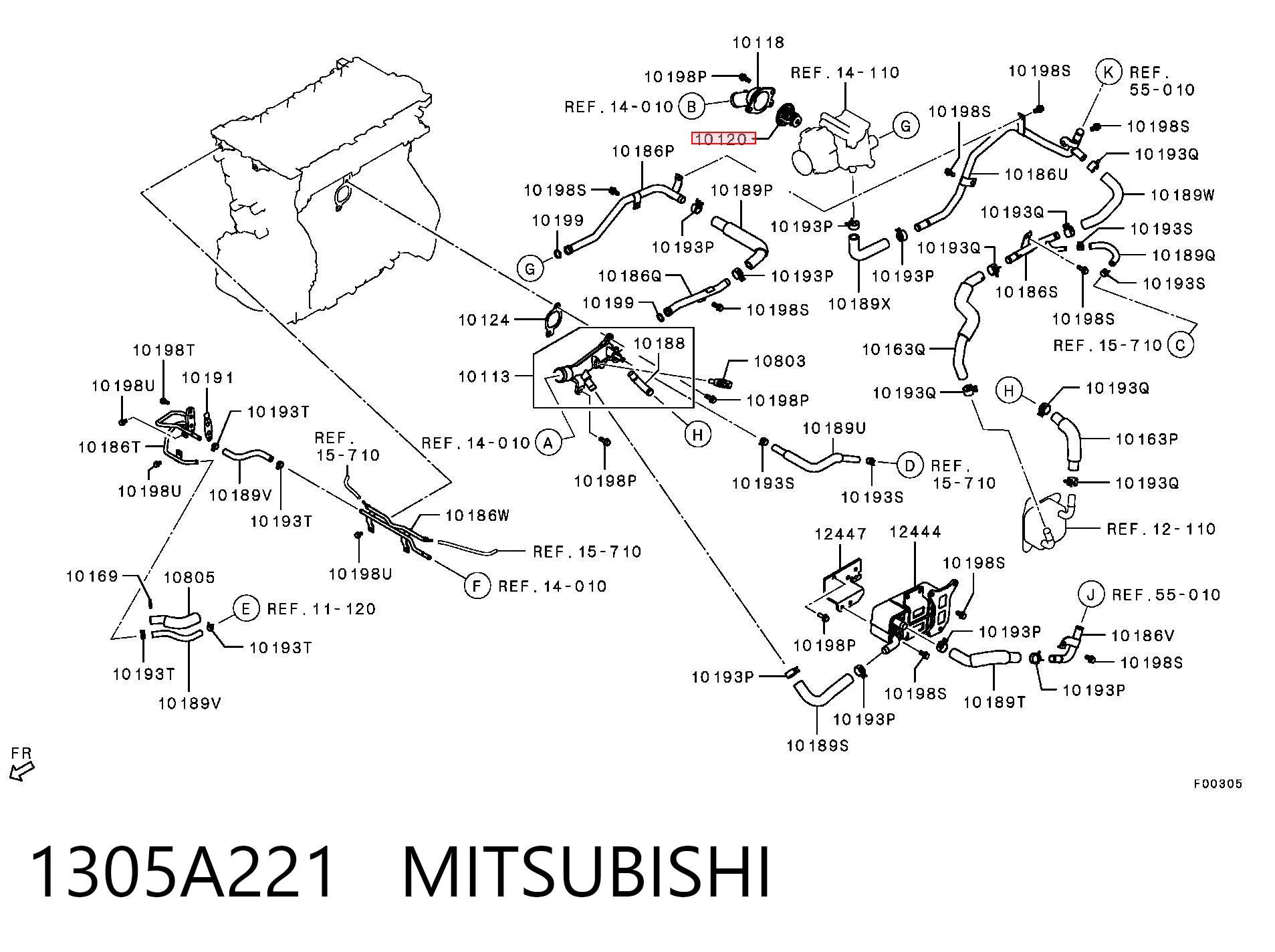  Termostat Mitsubishi Eclipse 