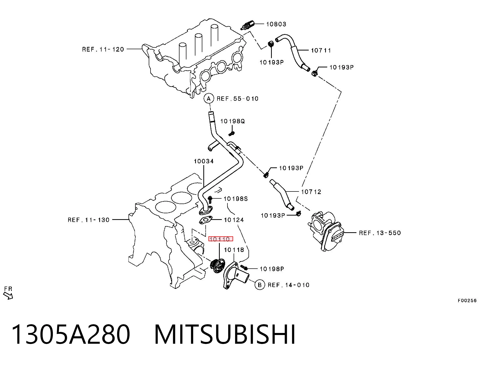 1305A280 Mitsubishi Termostat