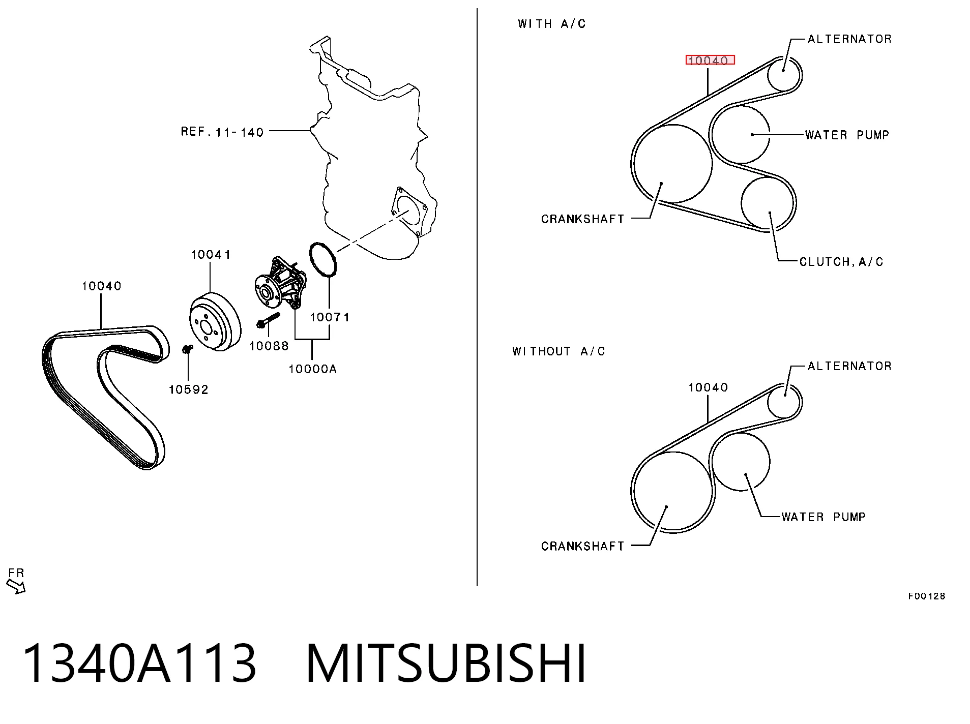 1340A113 Mitsubishi