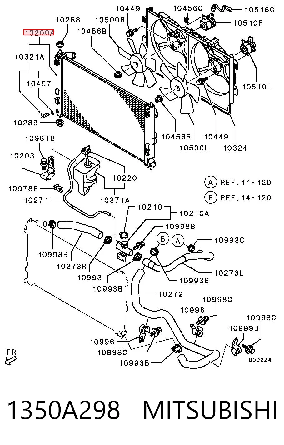 1350A298 Mitsubishi