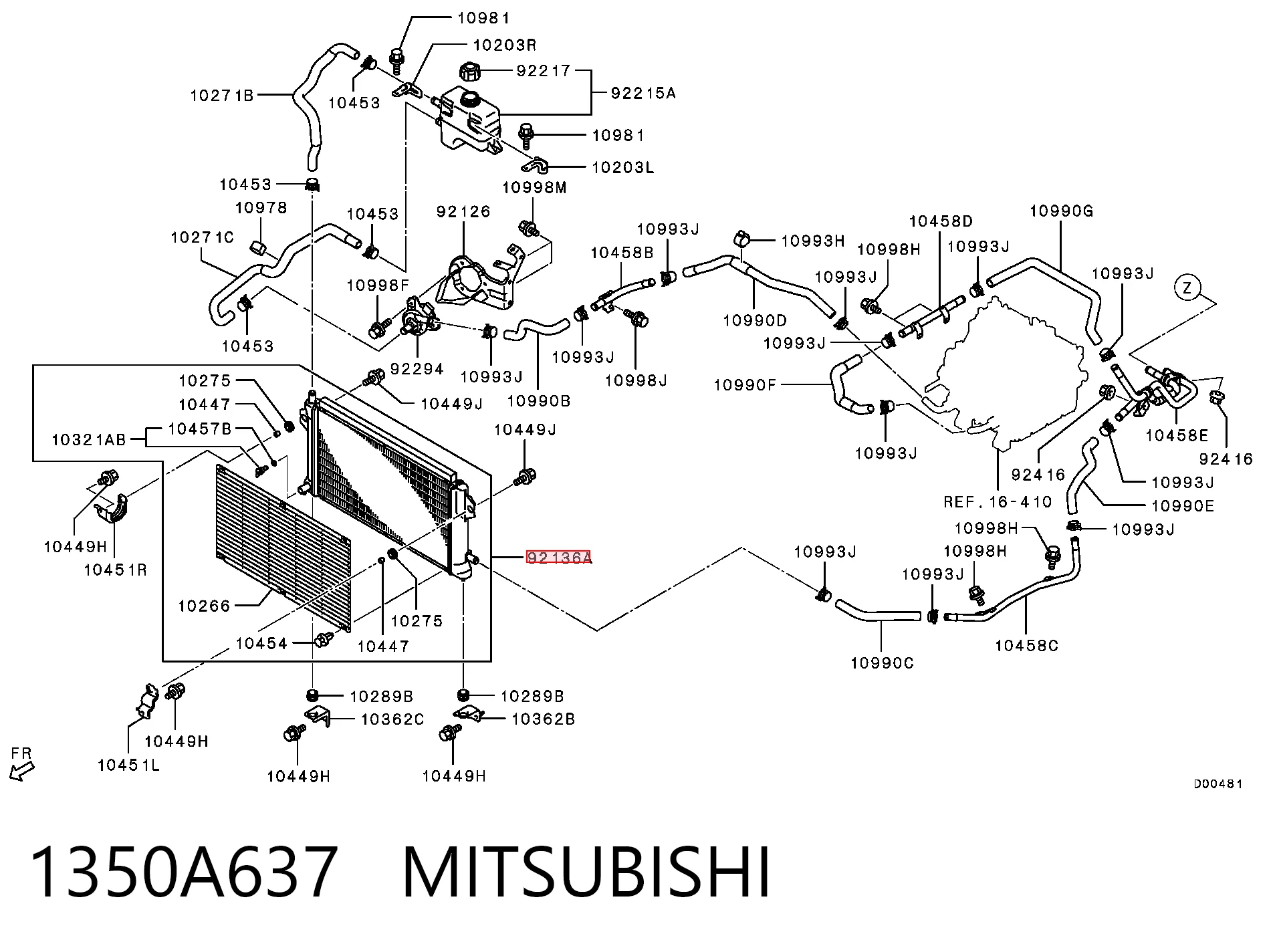 1350A637 Mitsubishi