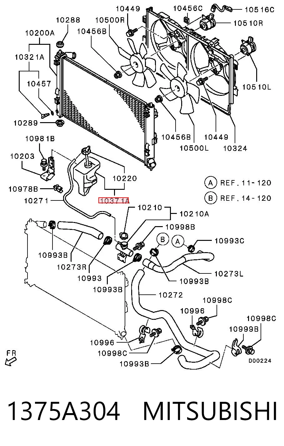 1375A304 Mitsubishi