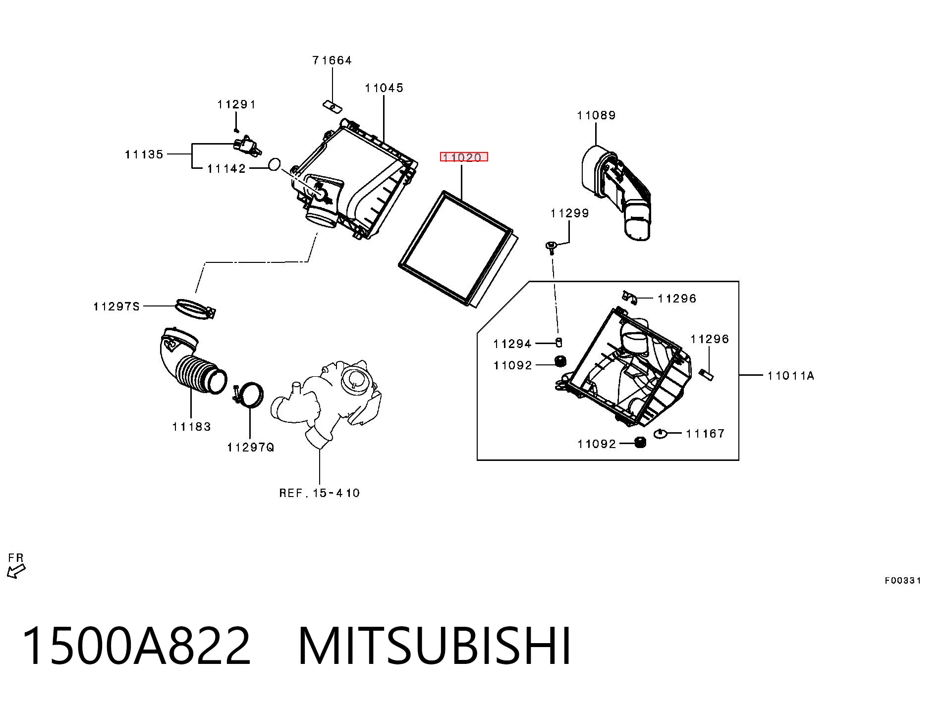 1500A822 Mitsubishi