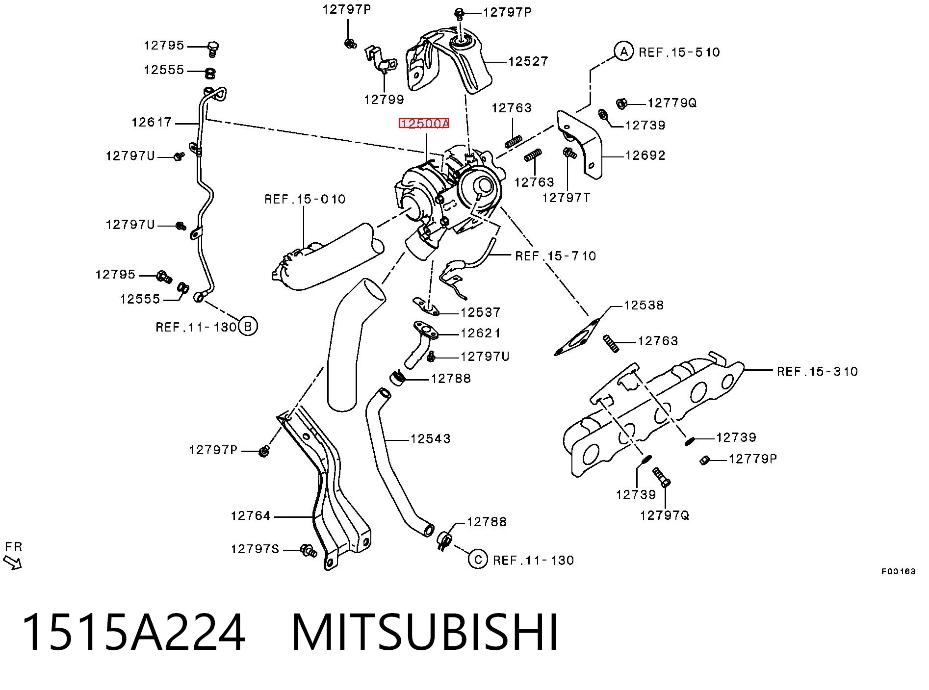 1515A224 Mitsubishi Turbina