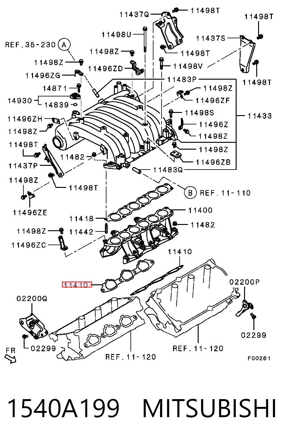 1540A199 Mitsubishi