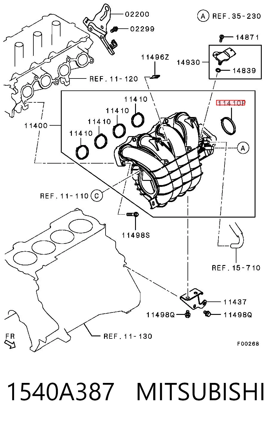 1540A387 Mitsubishi