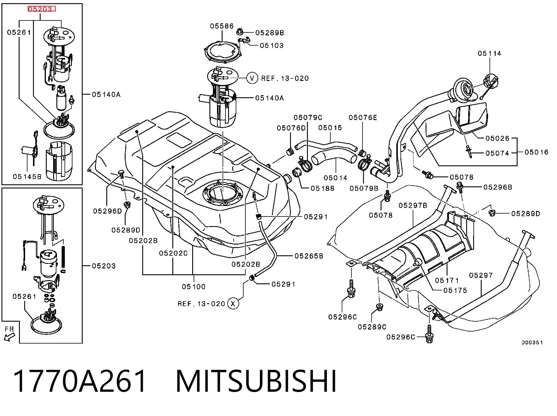 1770A261 Mitsubishi