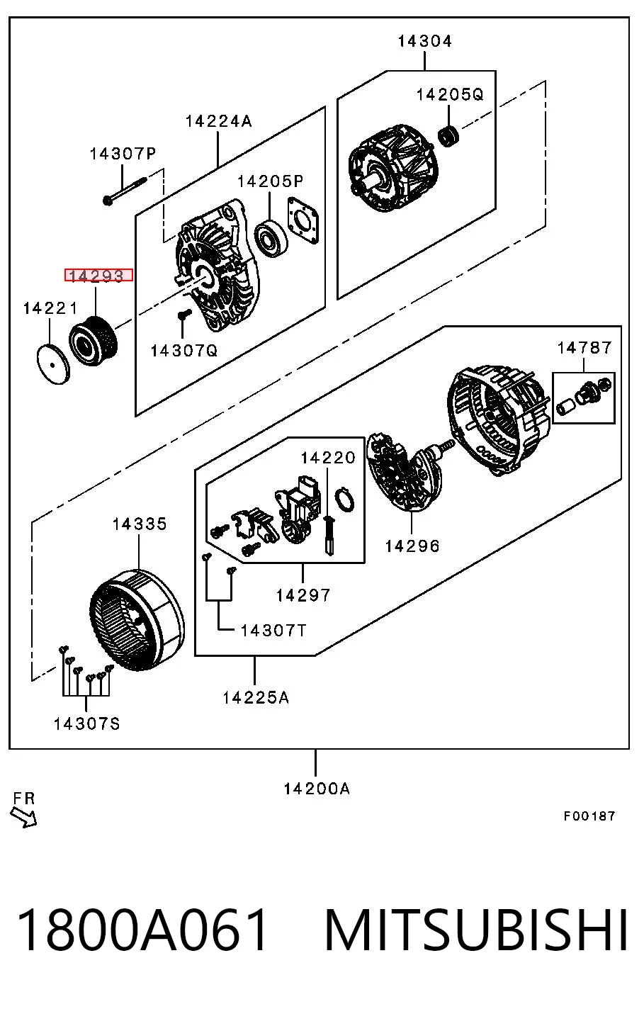 1800A061 Mitsubishi