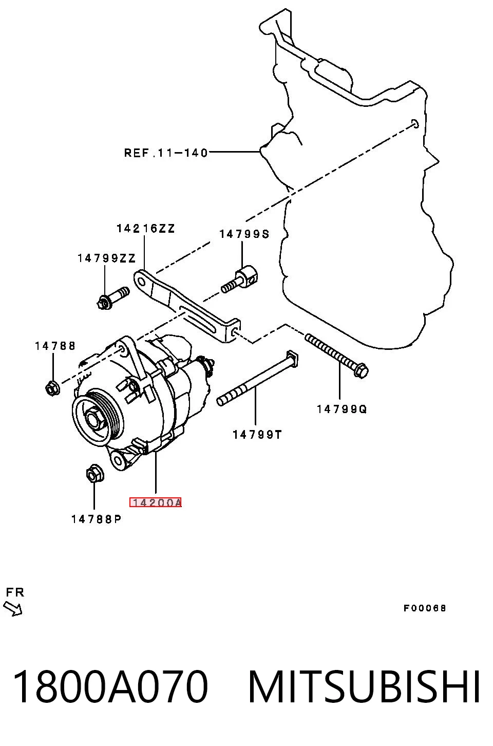 Do koszyka A5TG0091ZE Mercedes Alternator