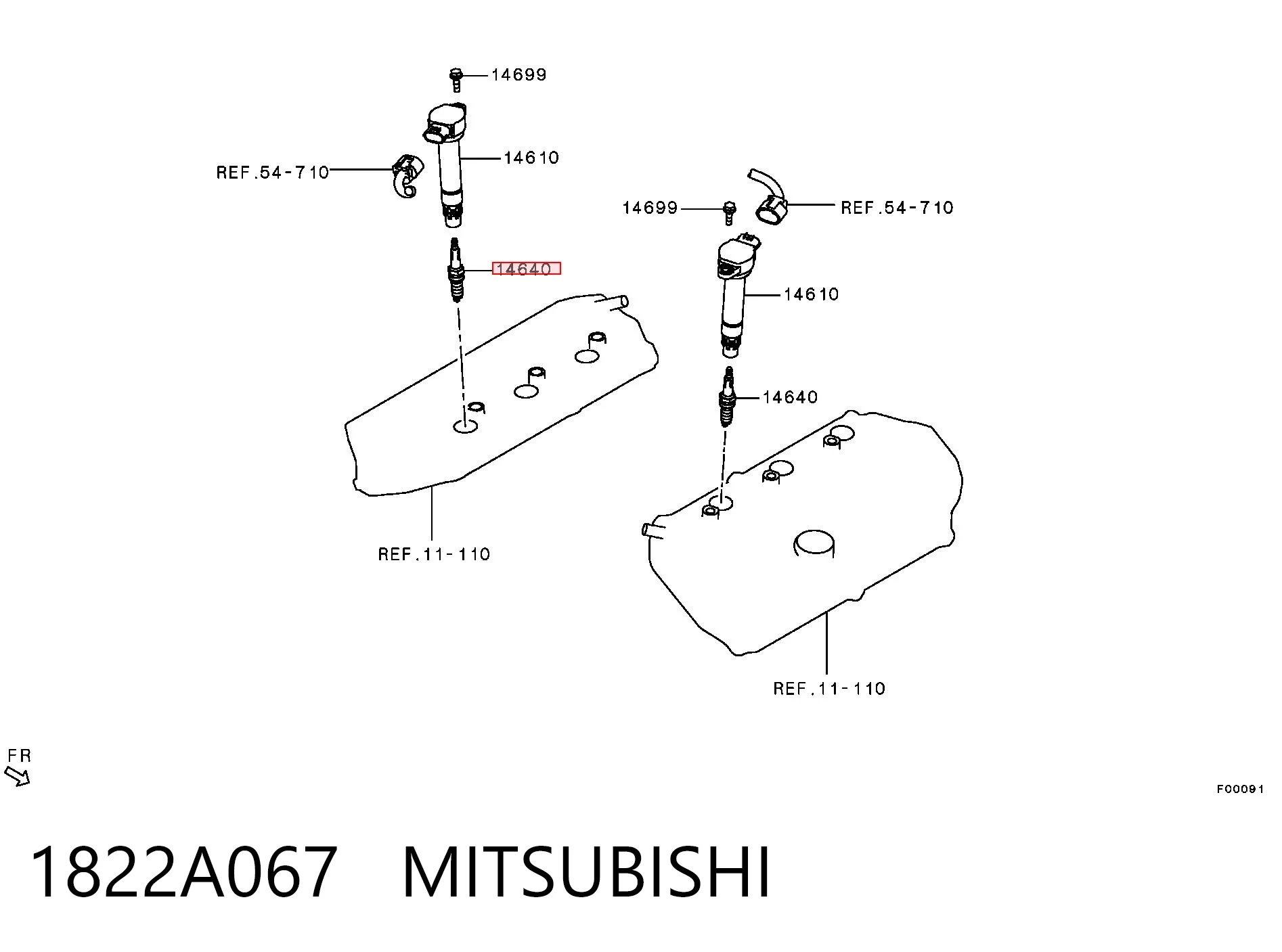 1822A067 Mitsubishi