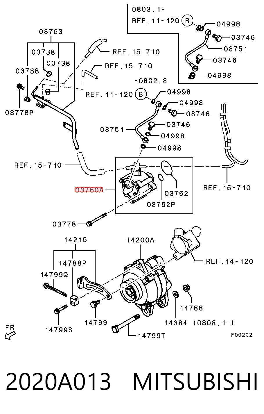 Pompa podciśnienia do Mitsubishi Pajero IV LONG V90