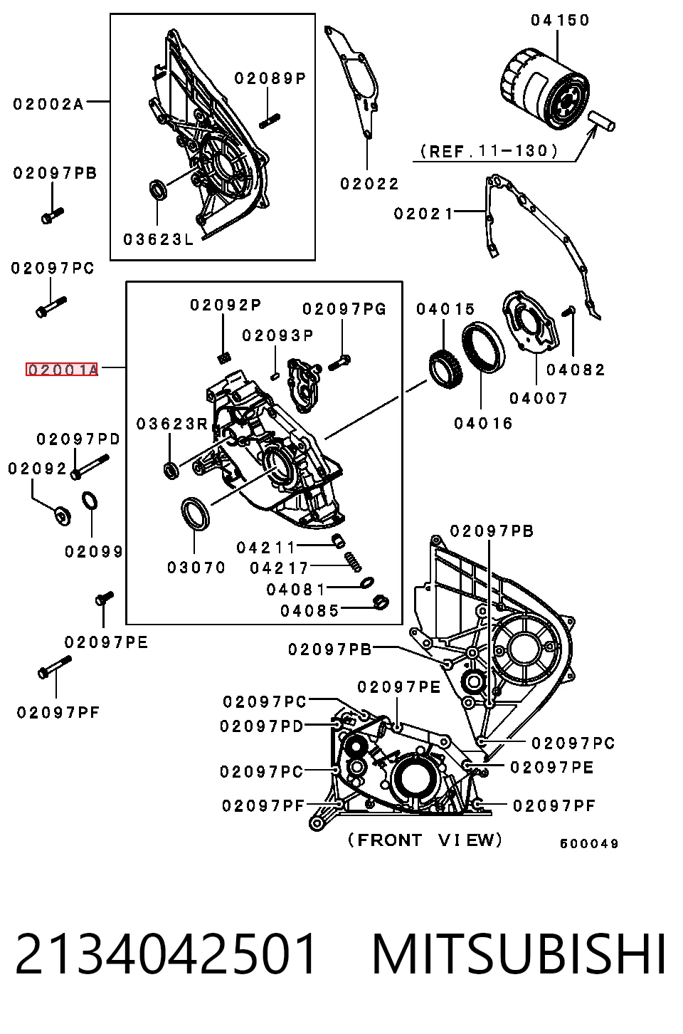 Pompa oleju Mitsubishi Pajero SPORT I SUV (K90) (1996 - 2009) cena, od 161,94 USD