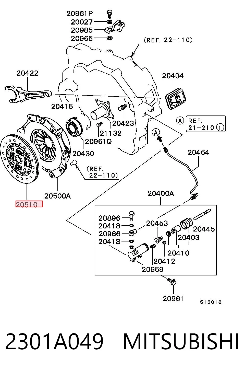 2301A049 Mitsubishi