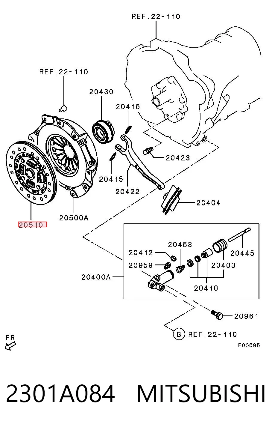 2301A084 Mitsubishi
