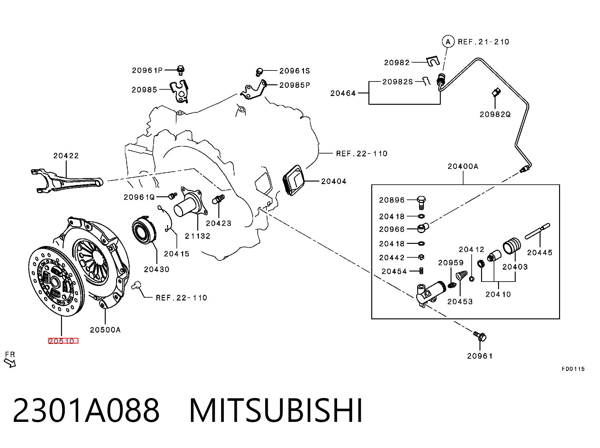 2301A088 Mitsubishi