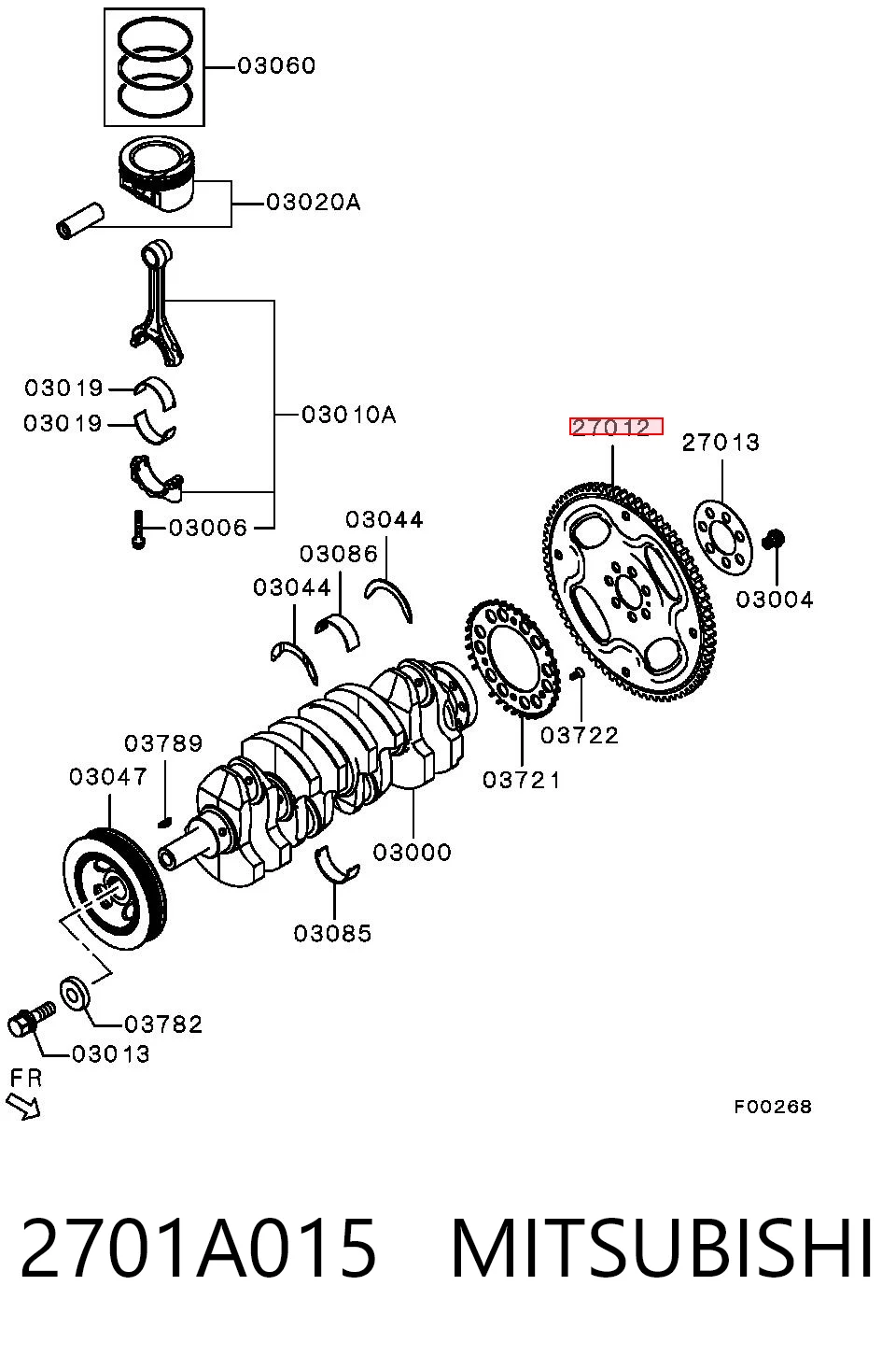 2701A015 Mitsubishi